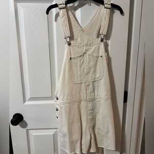 Old Navy Cream Shortalls